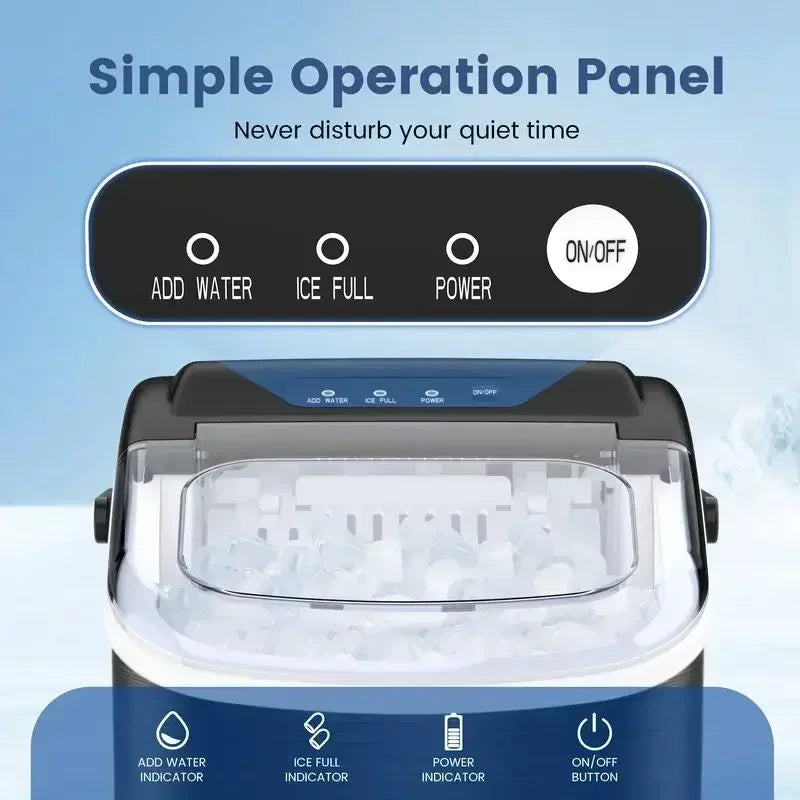 Bullet Ice Maker Countertop Portable Ice Maker