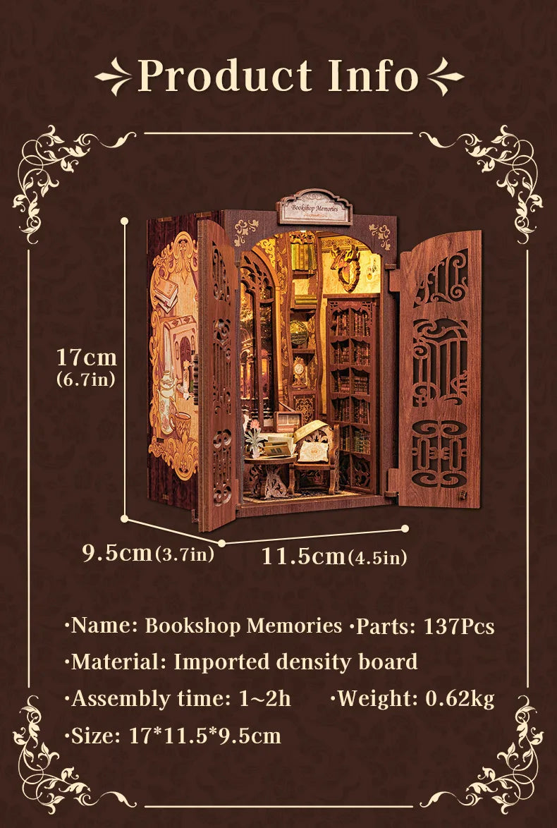 DIY Book Nook Kit Bookstore Series