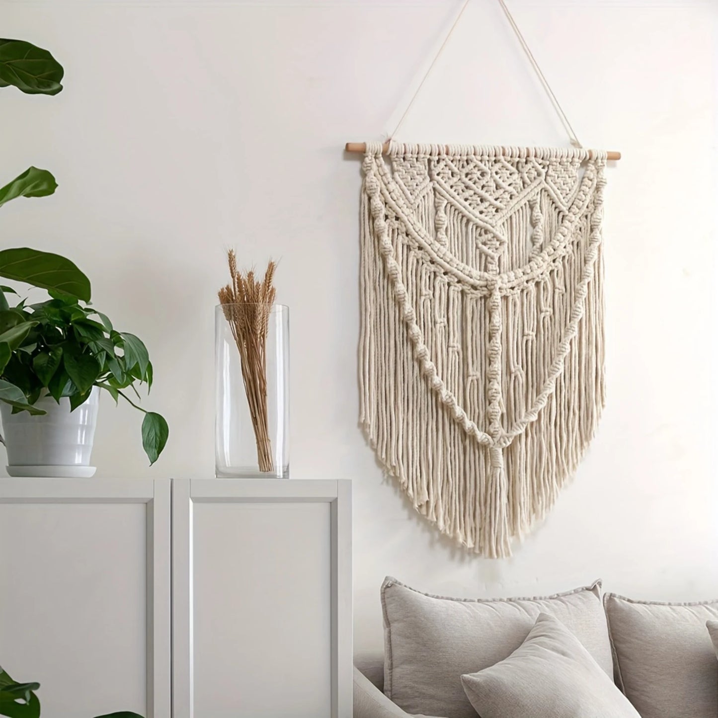 Handmade Bohemian Macrame Wall Hanging