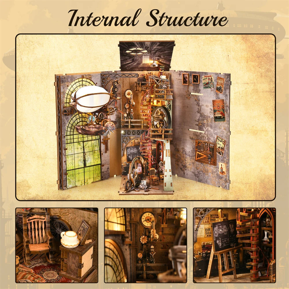 DIY Uncle Peter's Warehouse Book Nook Kit