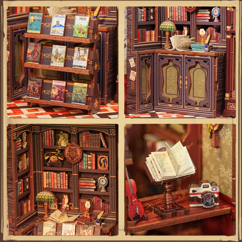DIY Book Nook Kit Bookstore Series