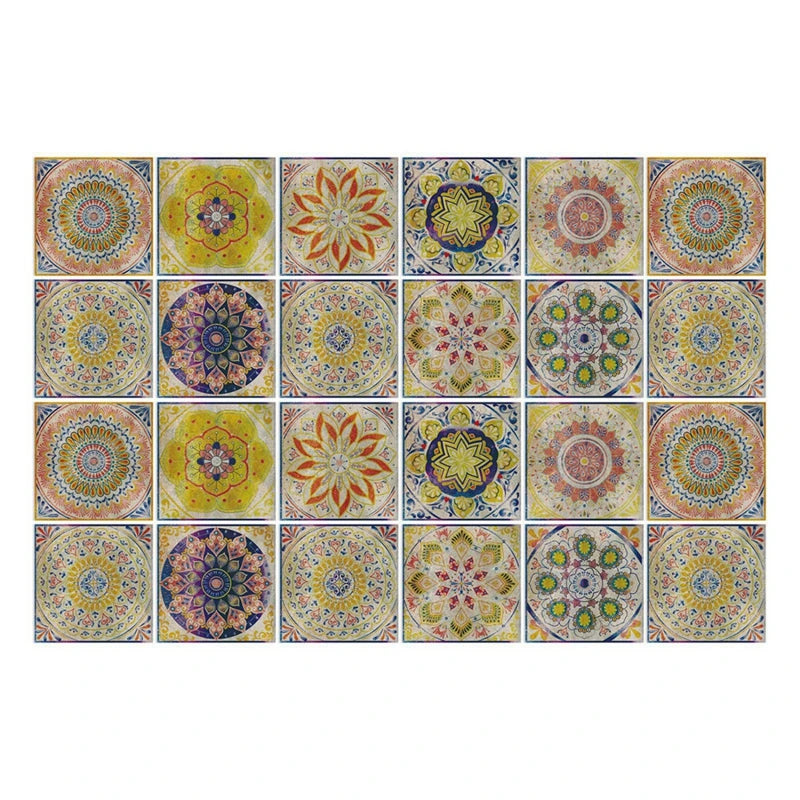 24pcs Moroccan Style Wall Stickers Waterproof