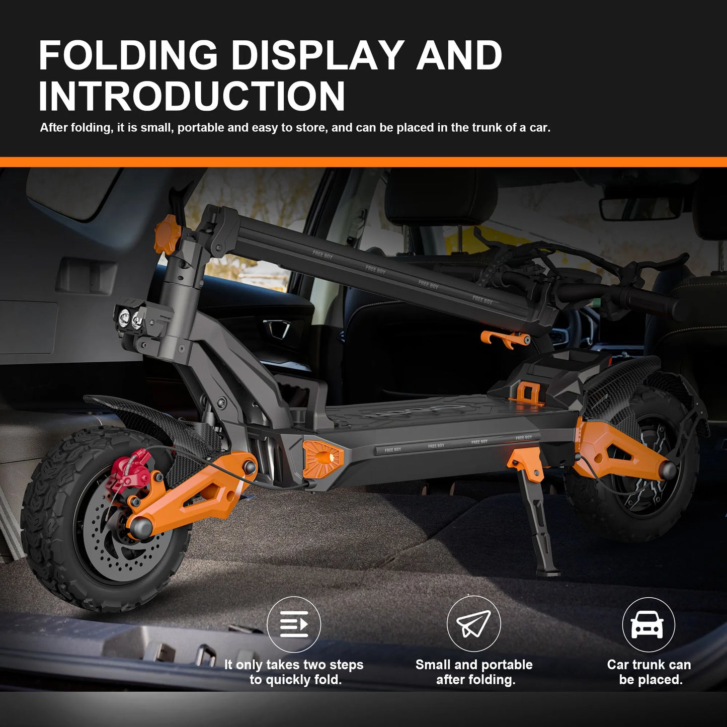 Dual Motor Powerful Electric Scooter 3600W