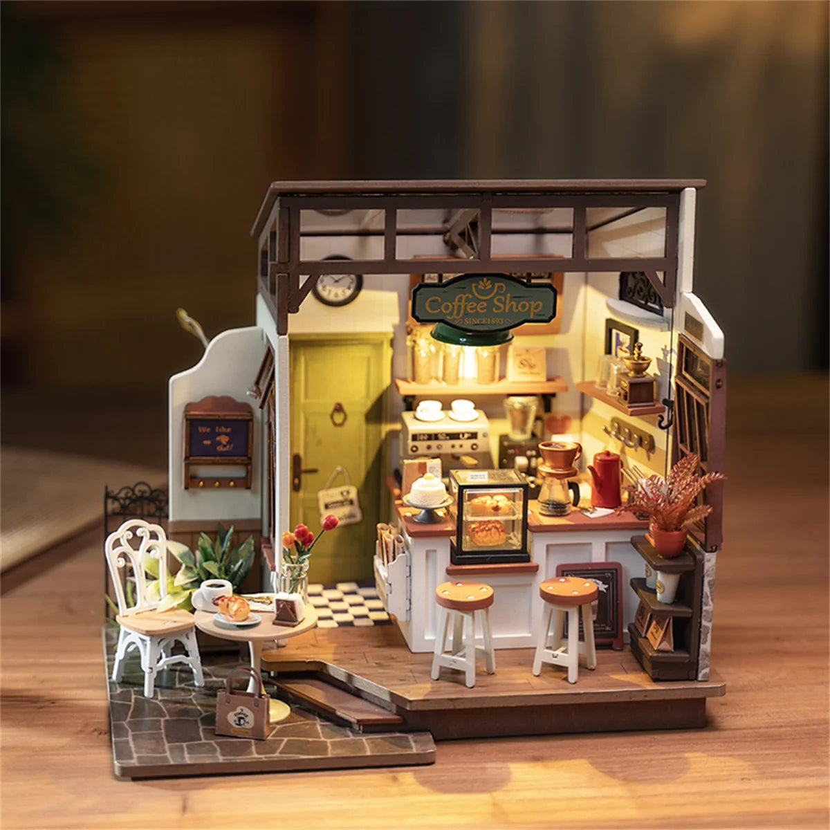 DIY Rolife NO.17 Cafe 3D Puzzle