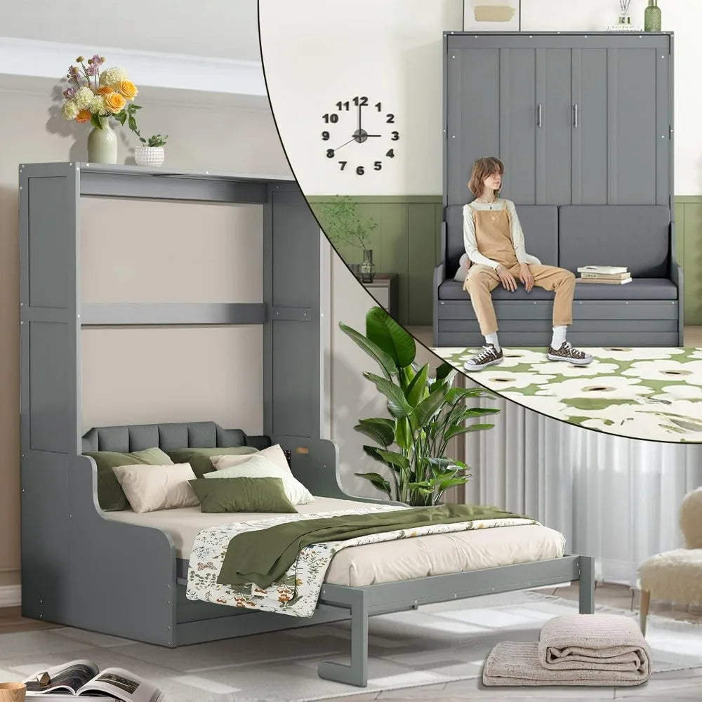 Queen Size Murphy Bed w/Sofa Couch