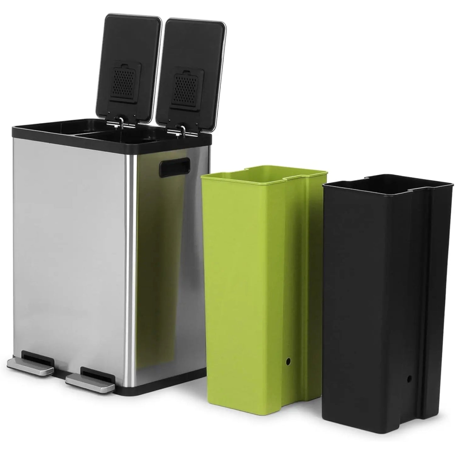 16 Gallon Rectangular Recycling Trash Can