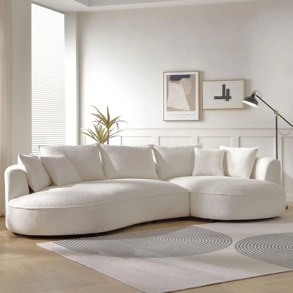 Modern Curved Sofa Couch