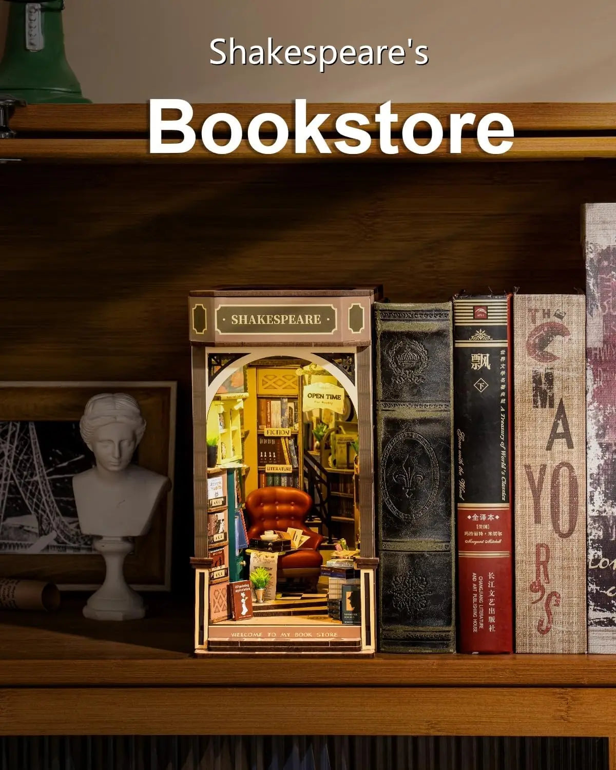 DIY Book Nook Kit Bookstore