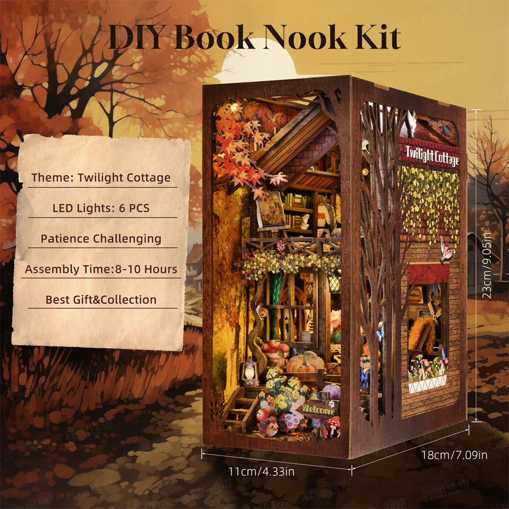 DIY Book Nook Kit Twilight Cottage + Others