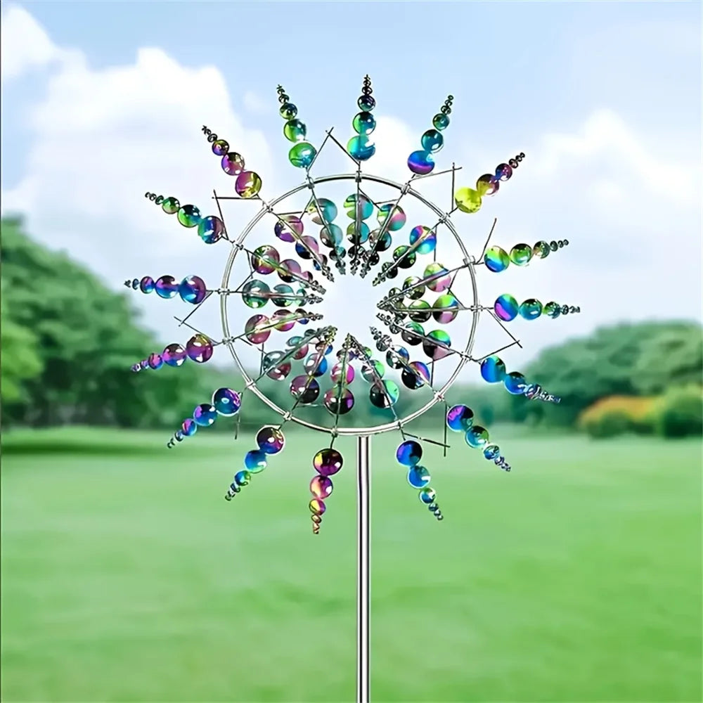 Magical 3D Metal Kinetic Wind Sculpture