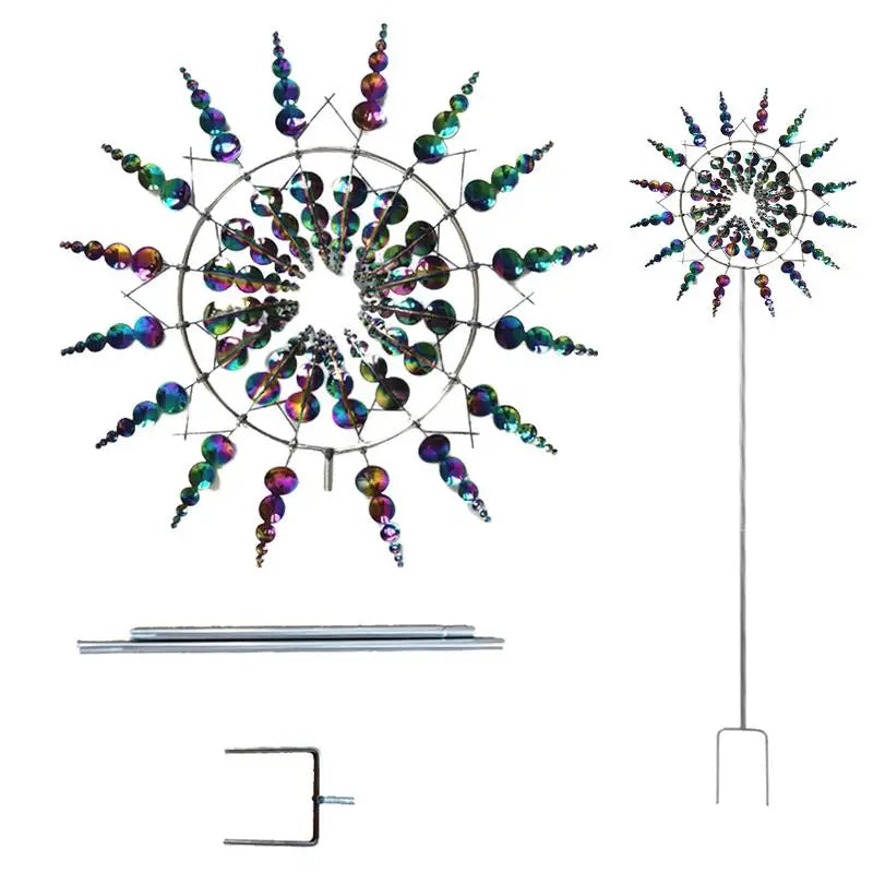 Kinetic Metal Wind Powered Spinner