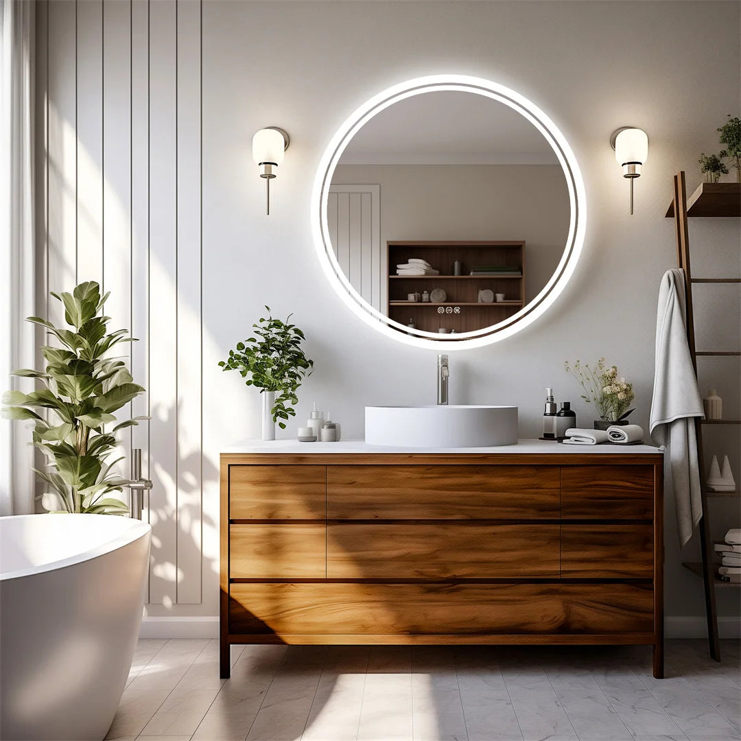 Intelligent LED Big Round Mirror