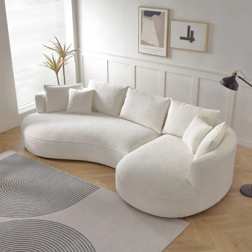 Modern Curved Sofa Couch