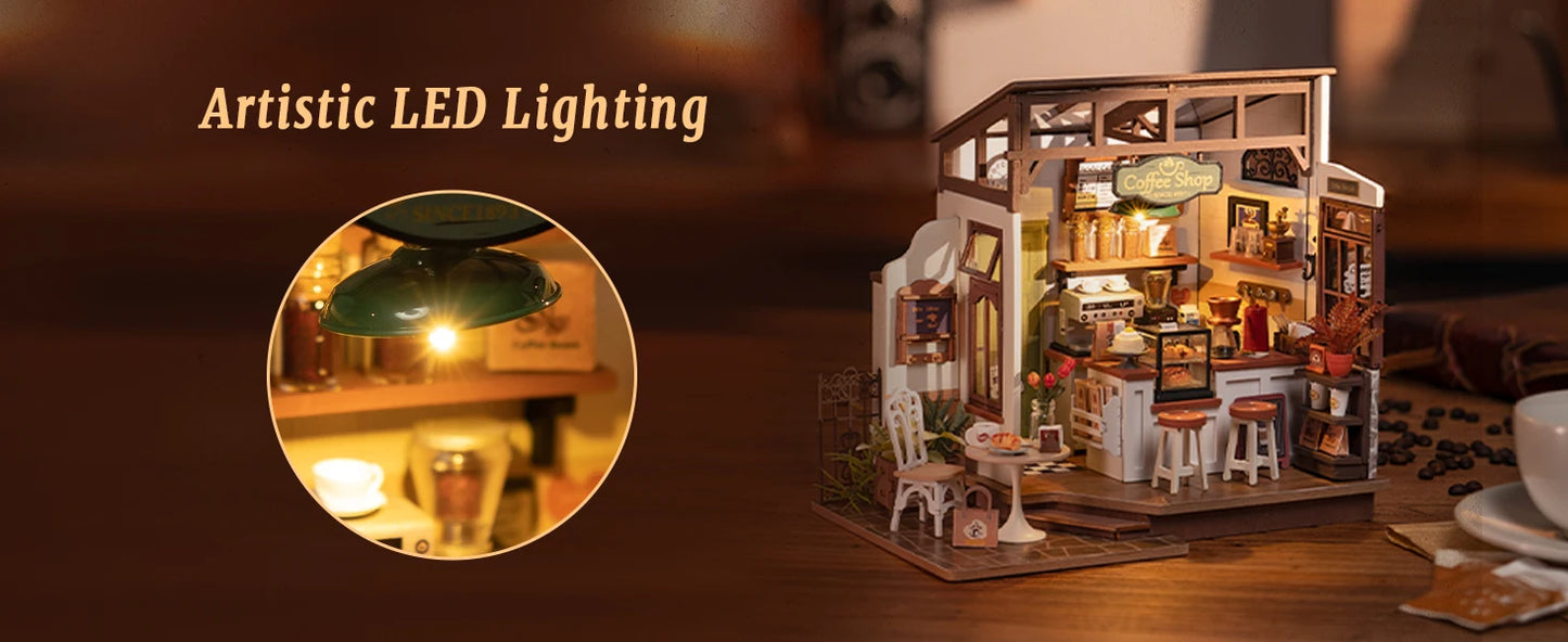 DIY Rolife NO.17 Cafe 3D Puzzle