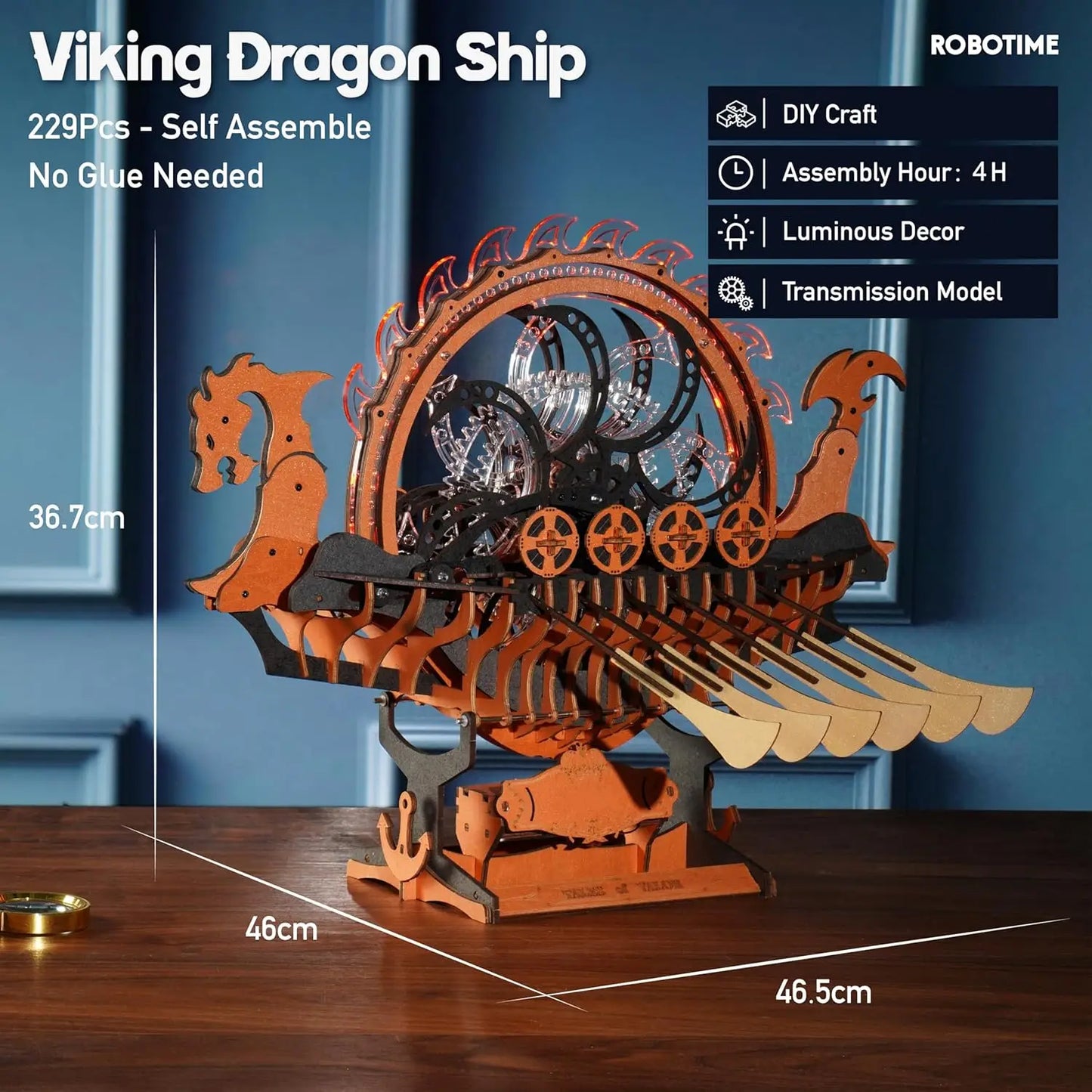 Boat Wooden Models 3D Puzzle