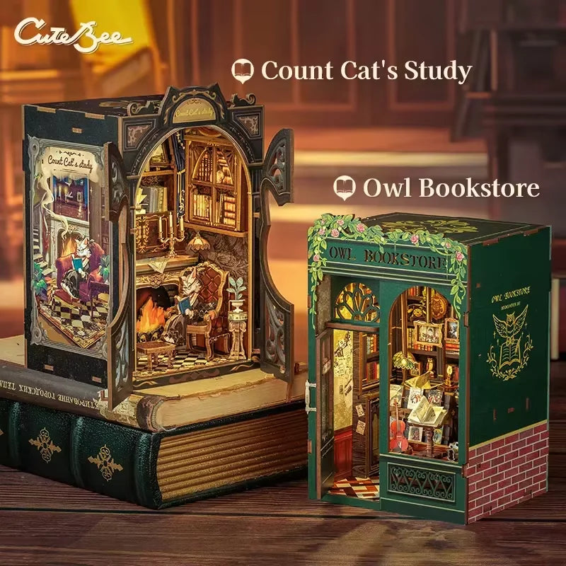 DIY Book Nook Kit Bookstore Series