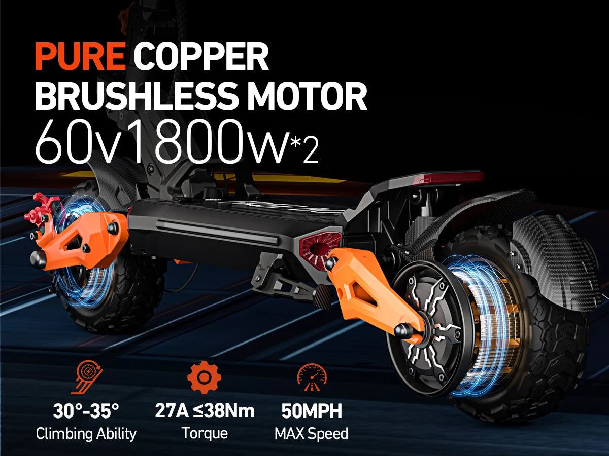 Dual Motor Powerful Electric Scooter 3600W