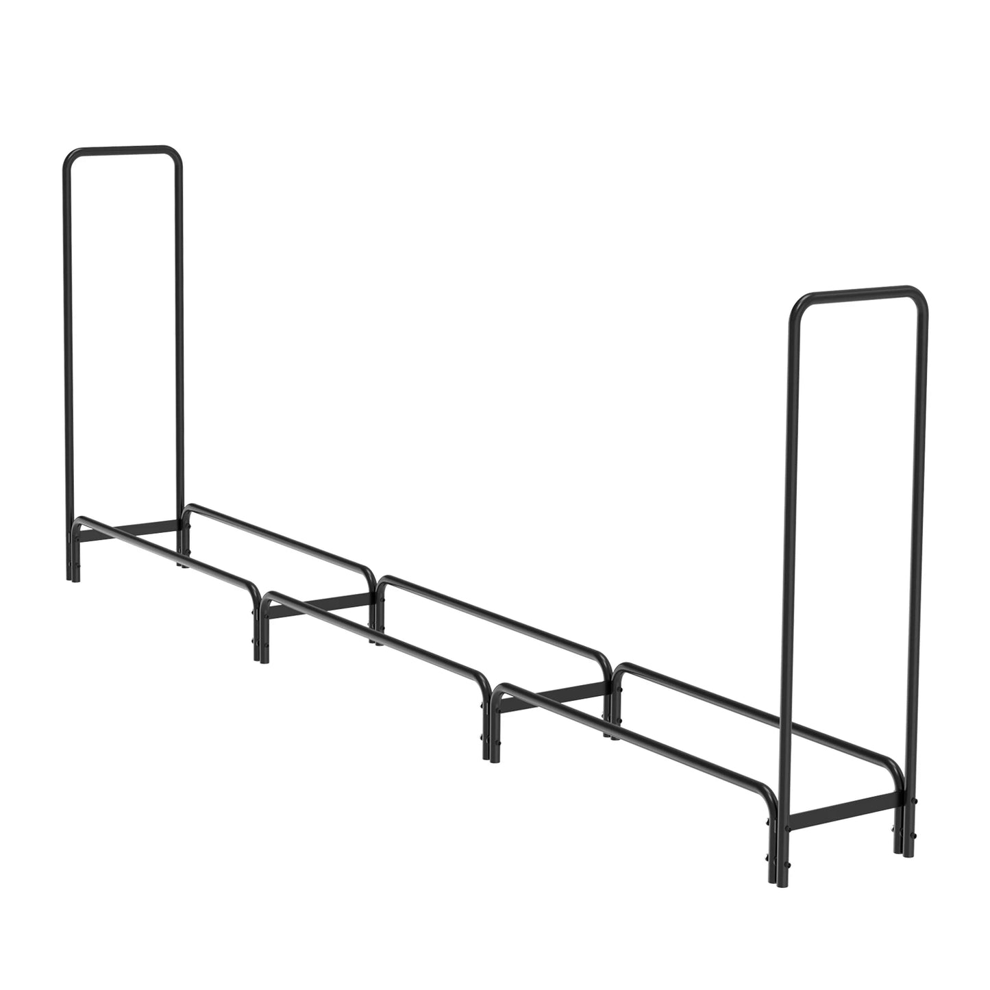 12 ft. Outdoor Fire Wood Log Rack Heavy Duty