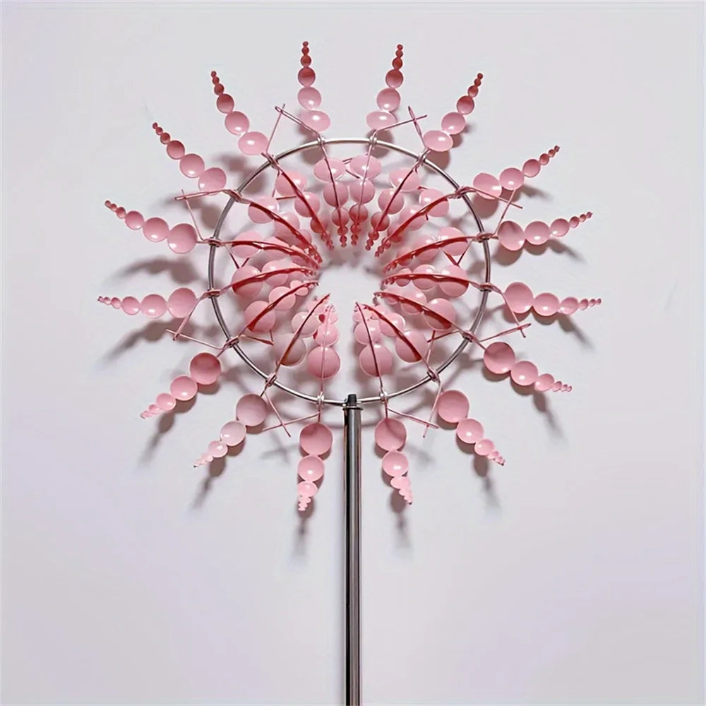 Magical 3D Metal Kinetic Wind Sculpture