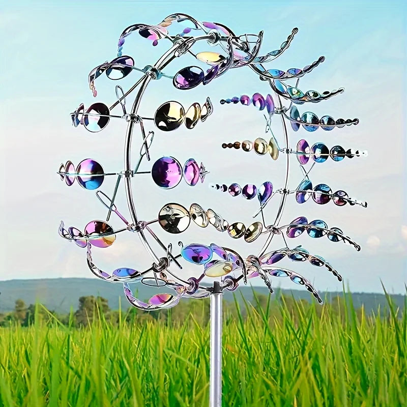 Magical 3D Metal Kinetic Wind Sculpture