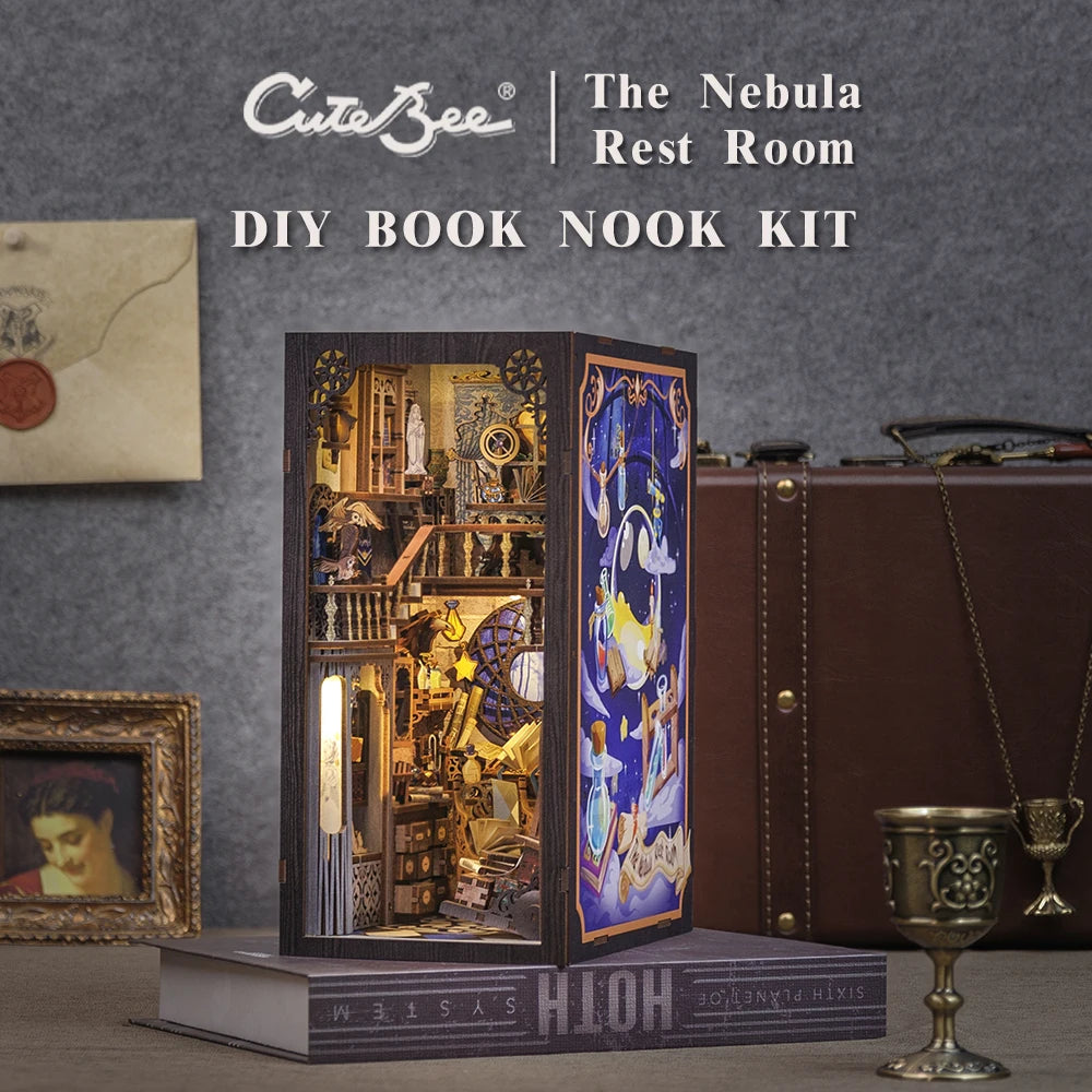 DIY The Nebula Rest Room Book Nook Kit