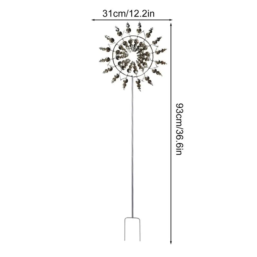 Kinetic Metal Wind Powered Spinner