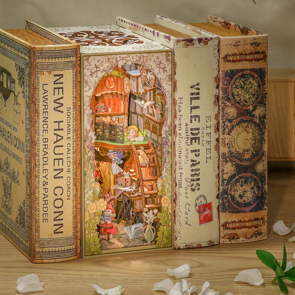 DIY Book Nook Kit Elven Paradise w/LEDs