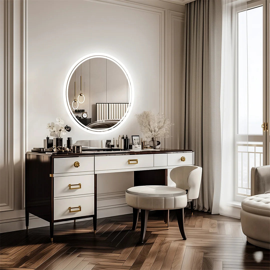 Intelligent LED Big Round Mirror
