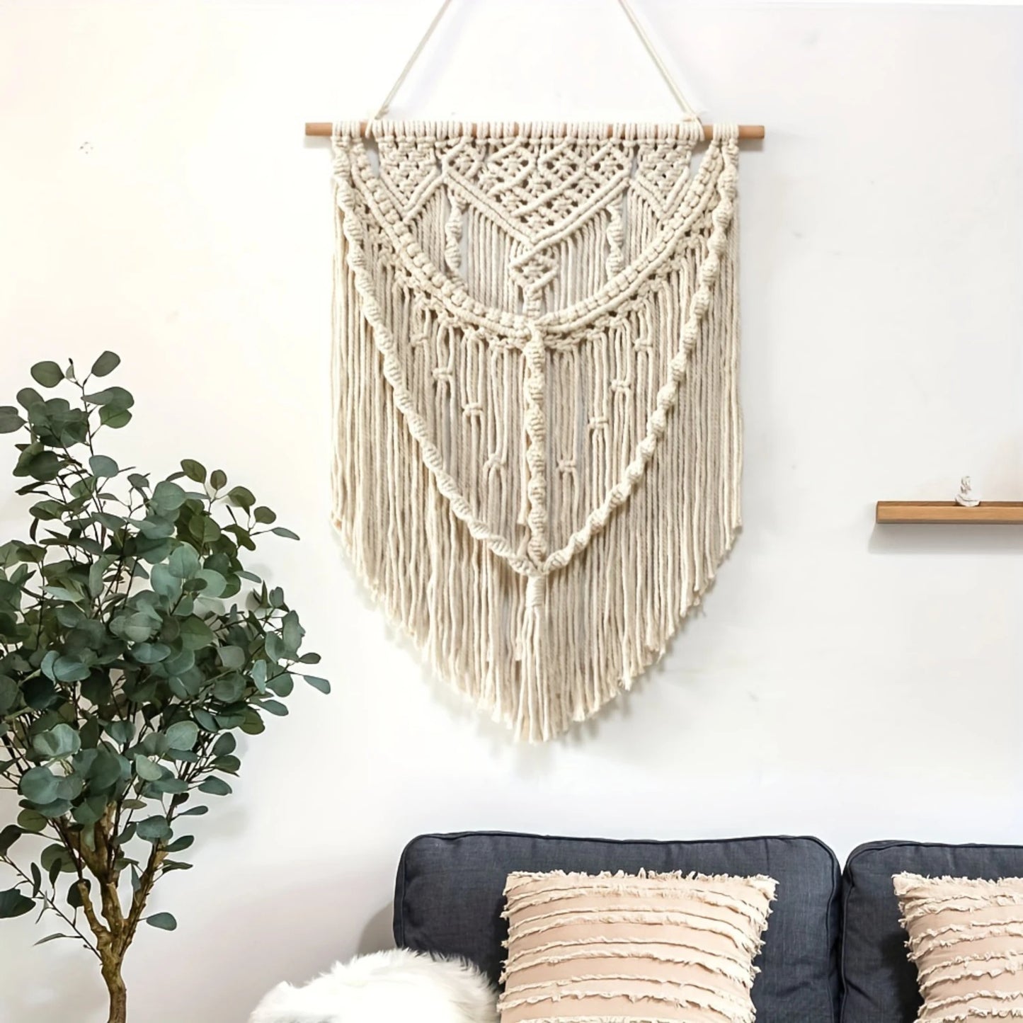Handmade Bohemian Macrame Wall Hanging