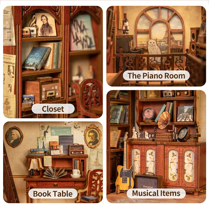Book Nook DIY Kit Secret Rhythm