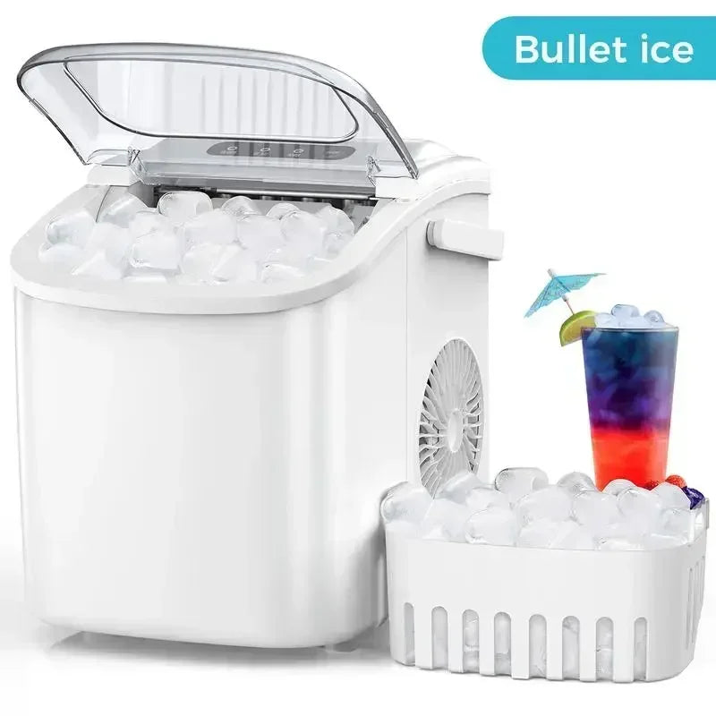 Bullet Ice Maker Countertop Portable Ice Maker