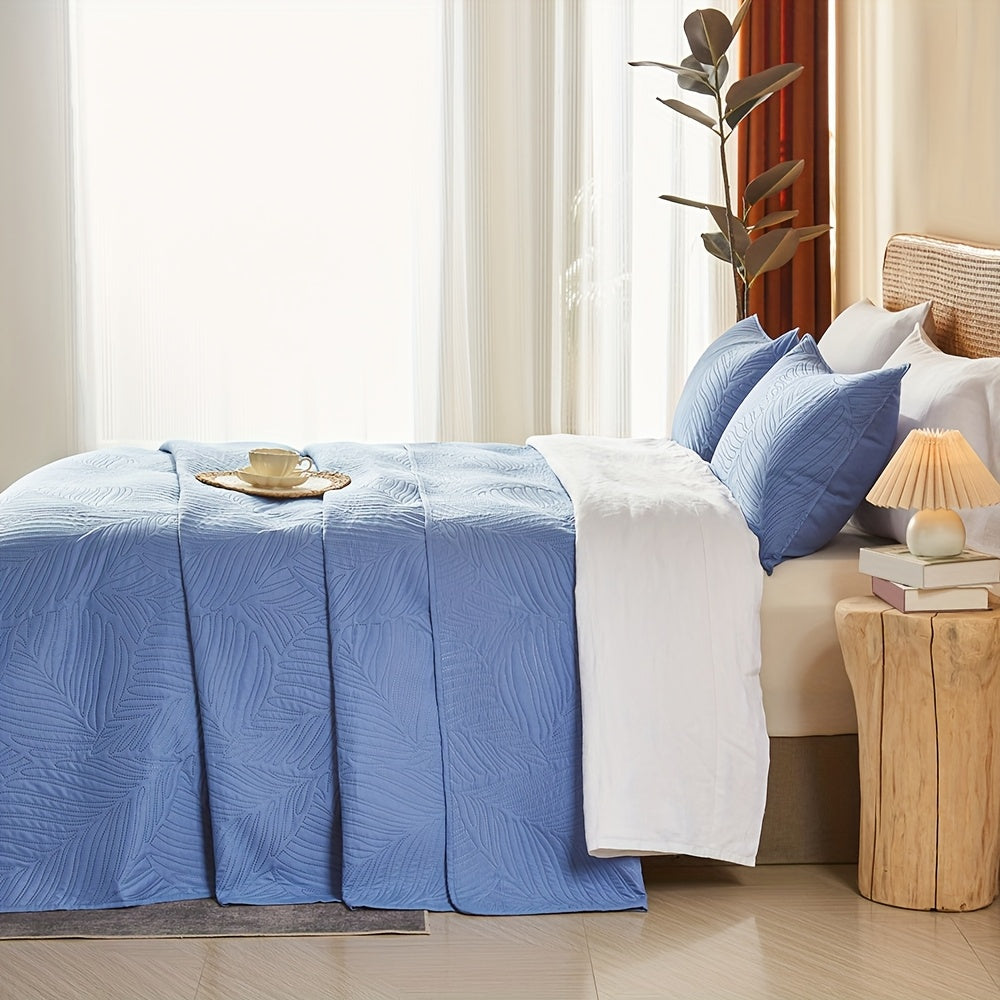 3pcs Elegant Microfiber Quilt Set