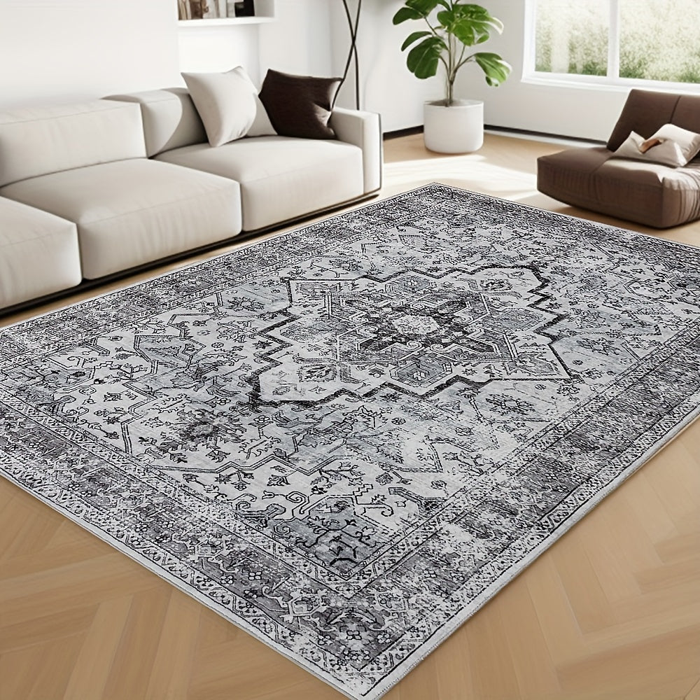 Ultra Soft Beige Washable Rugs