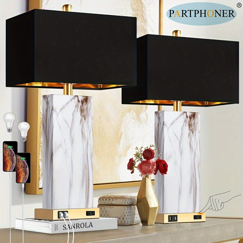 Touch Control Table Lamps Set Of 2