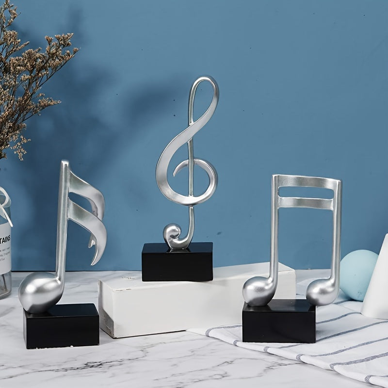 3pcs Silvery Music Figure - Modern