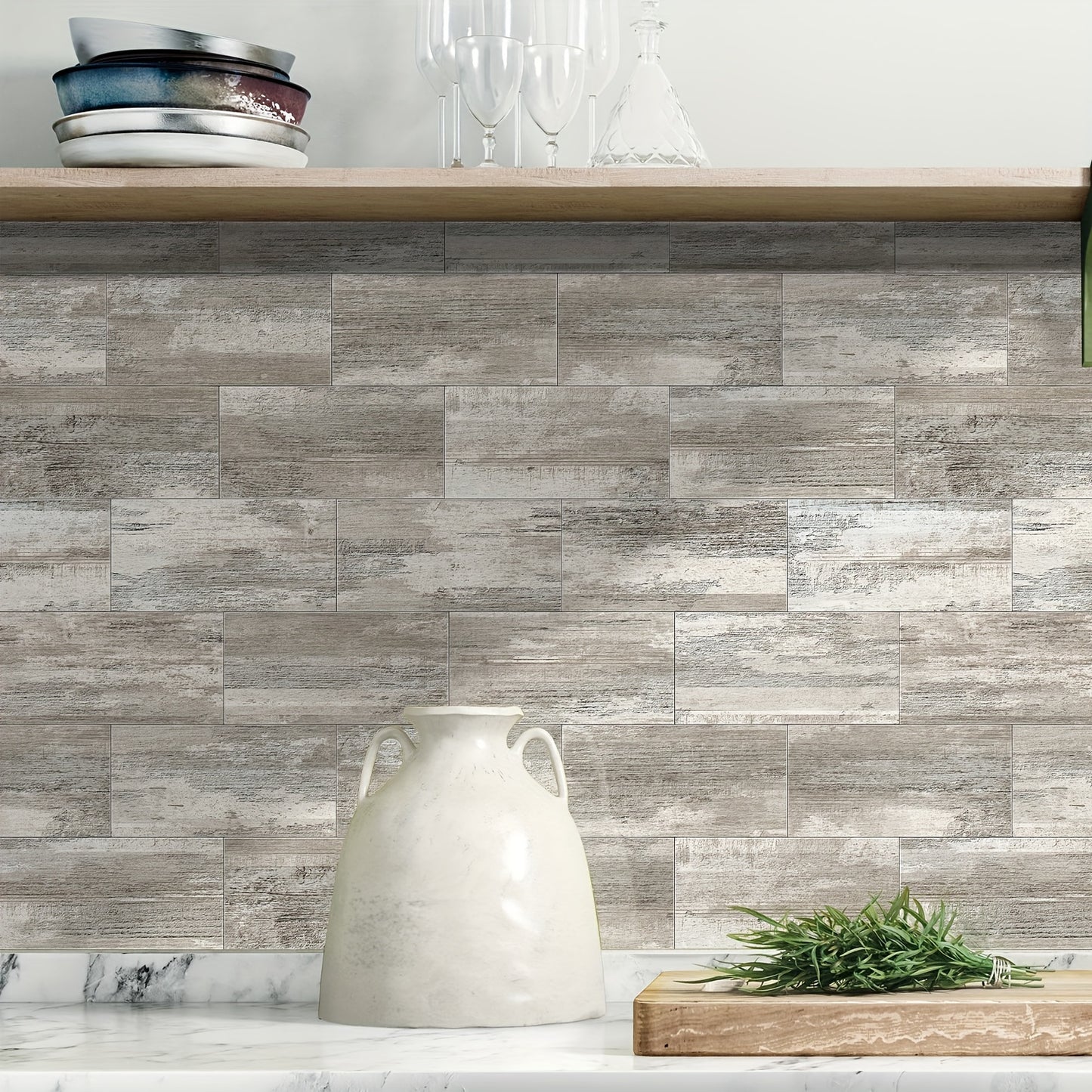 Rustic Farmhouse Wood Peel & Stick Wallpaper