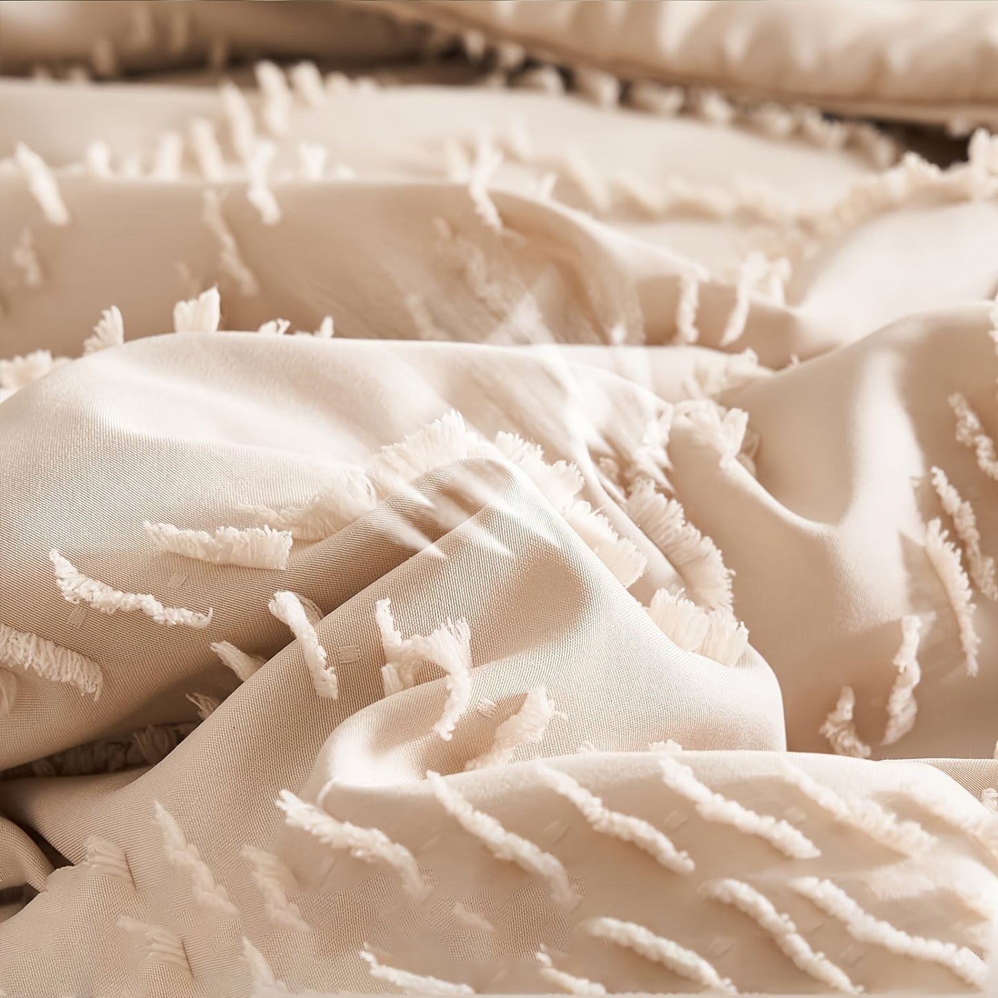 7Pc Chevron Boho Shabby Chic Farmhouse Comforter Set