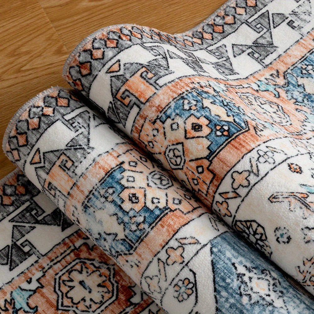 Large Boho Vintage Area Rug