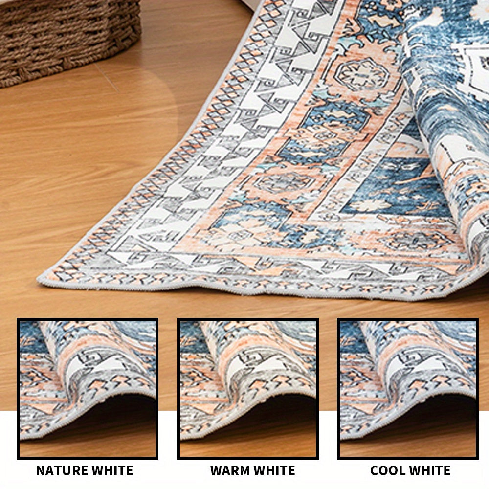 Large Boho Vintage Area Rug