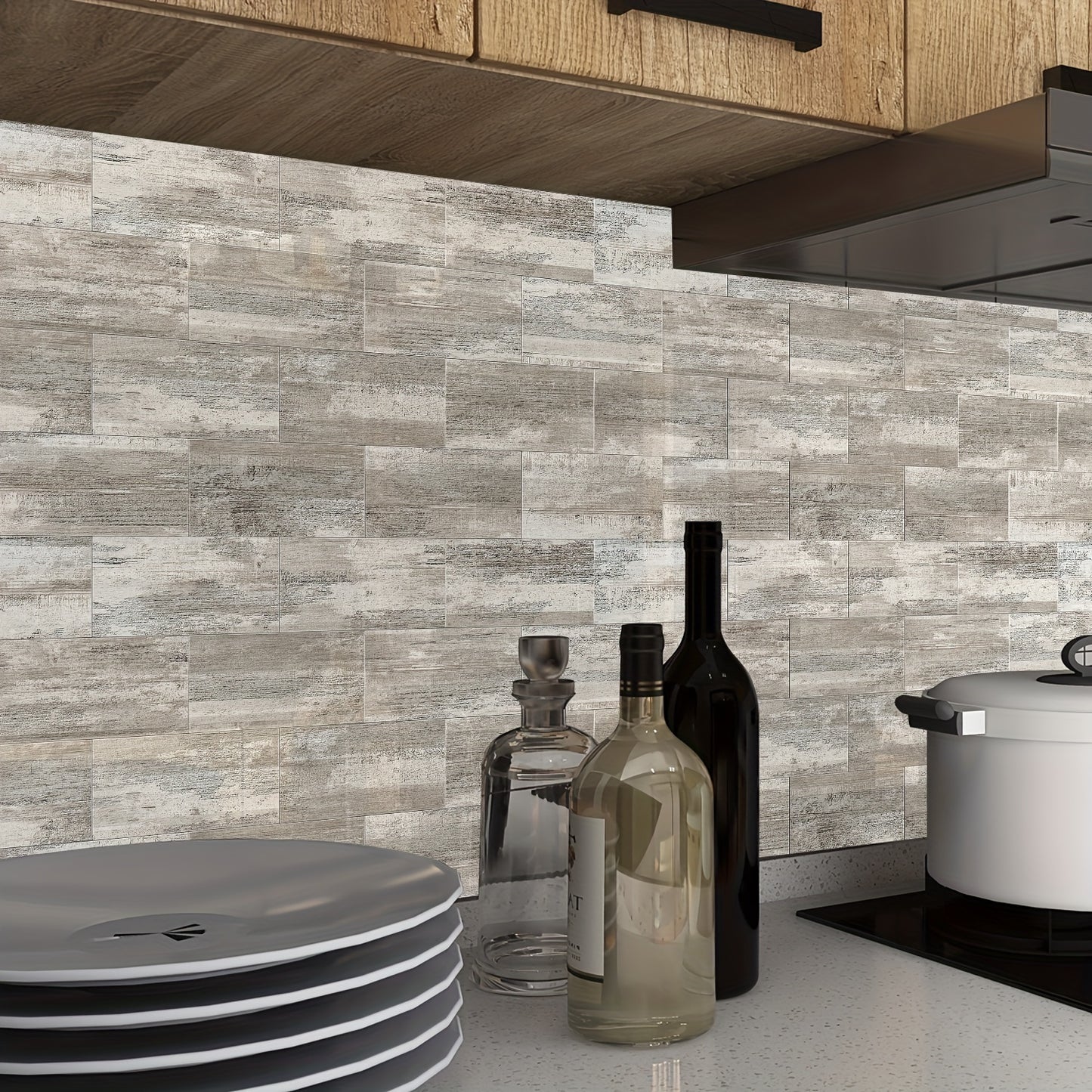 Rustic Farmhouse Wood Peel & Stick Wallpaper
