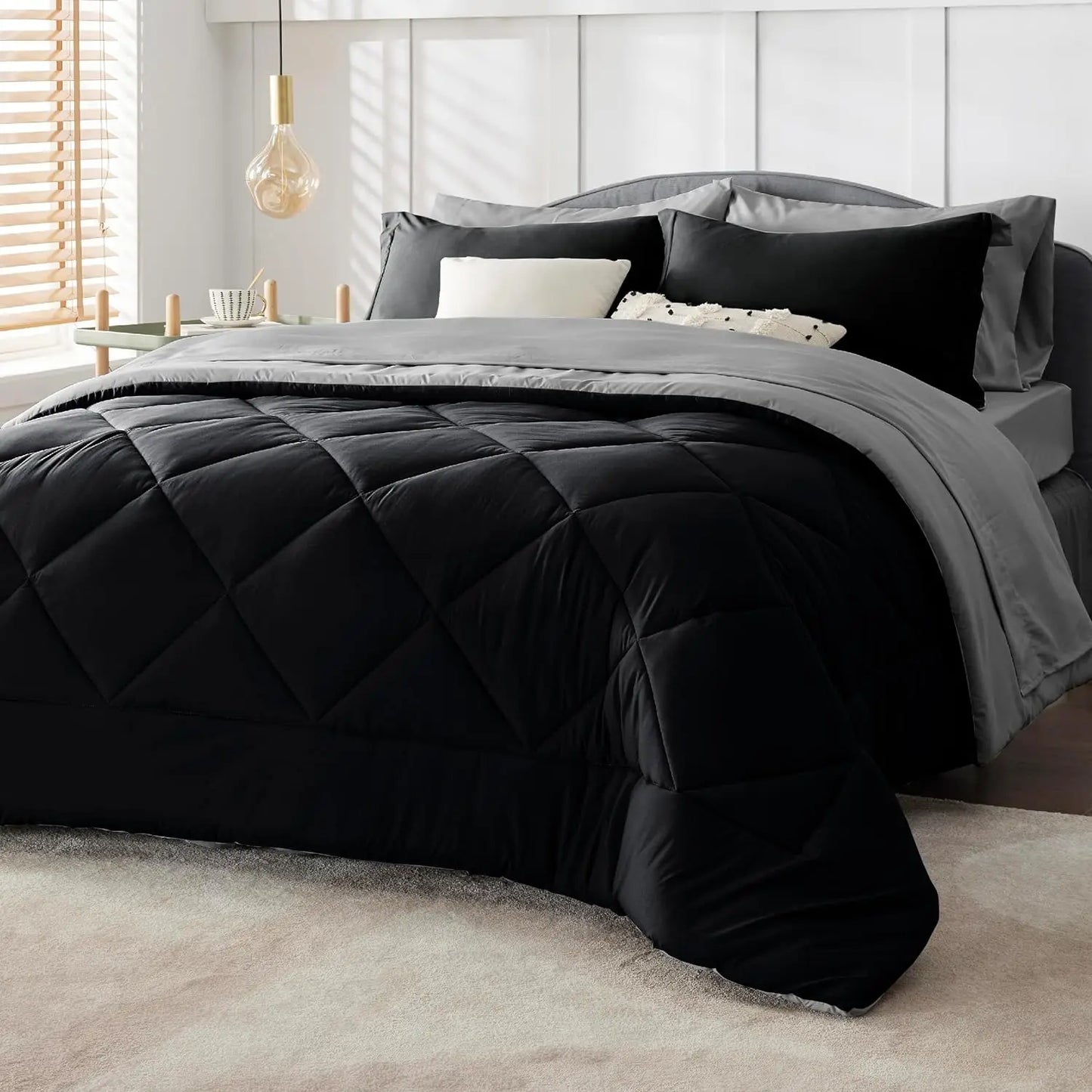 Bedsure Comforter Set - Reversible