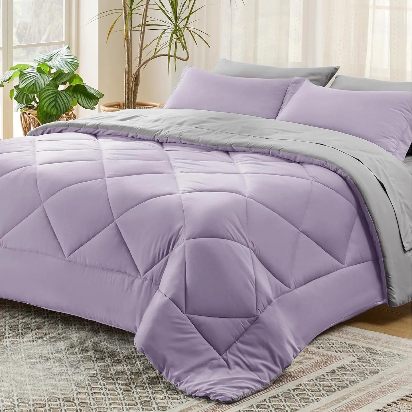 Bedsure Comforter Set - Reversible