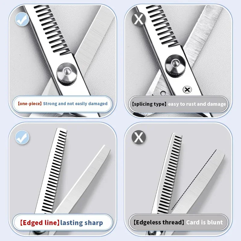 Stainless steel barber scissors