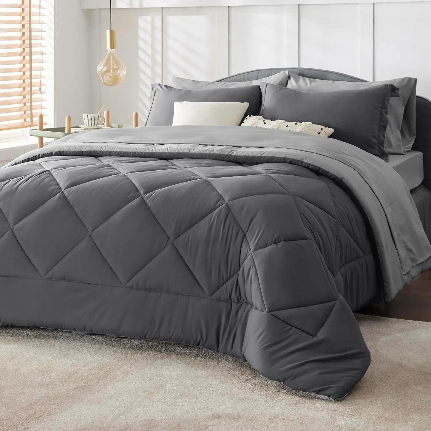 Bedsure Comforter Set - Reversible