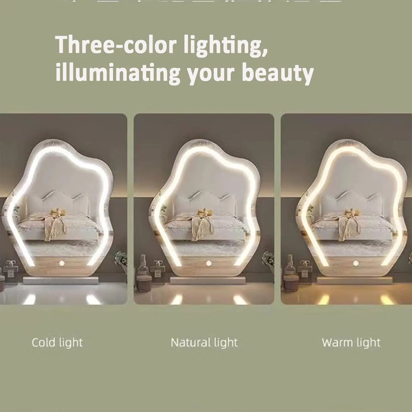 LED Vanity Mirror w/Touch Dim