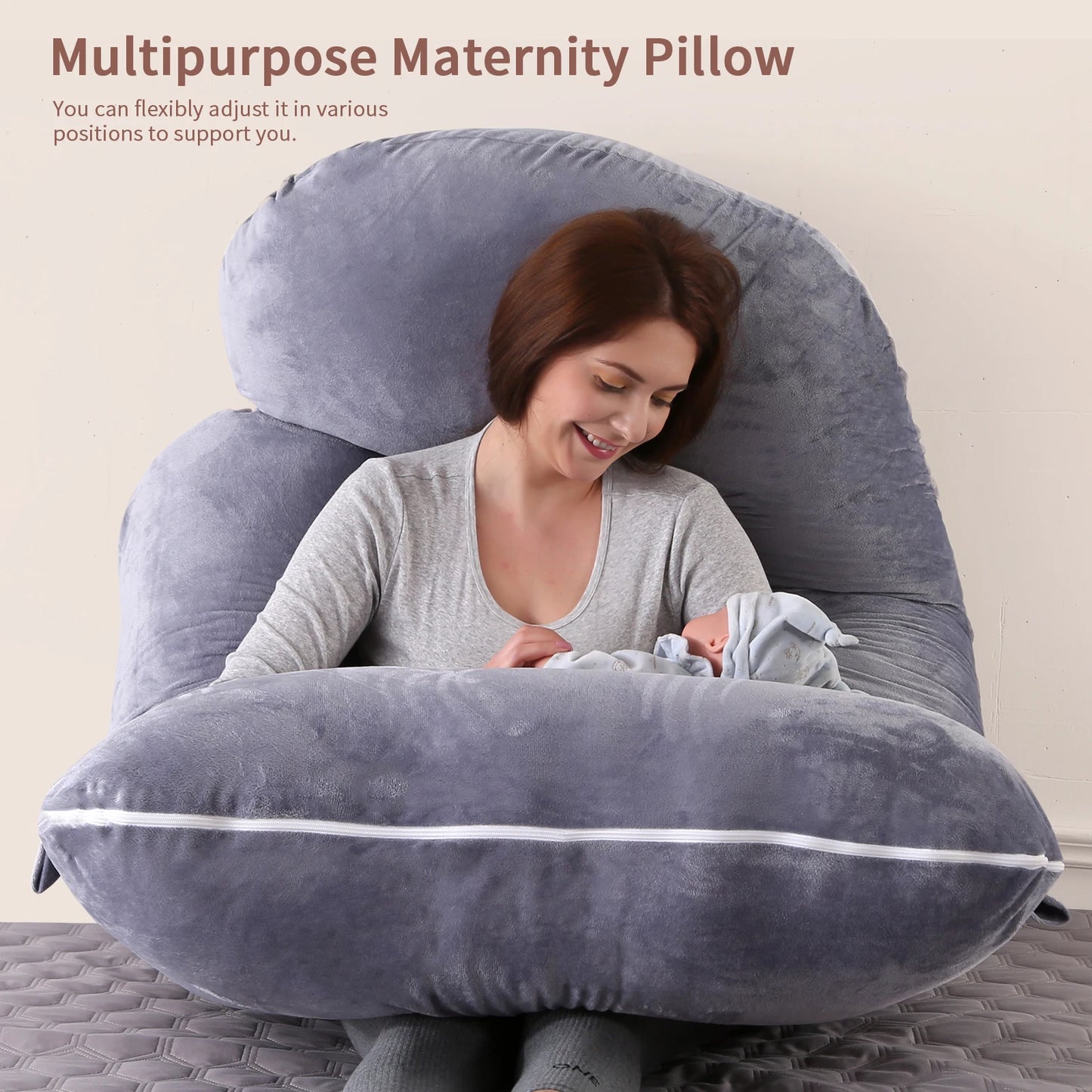 U Shaped Full Body Maternity Pillow