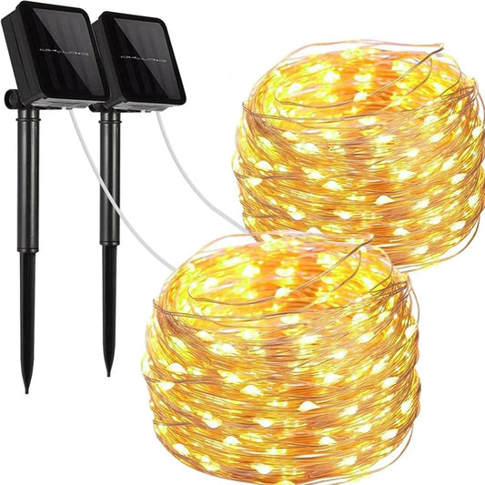 2/4 pcs Solar String Light  33 feet