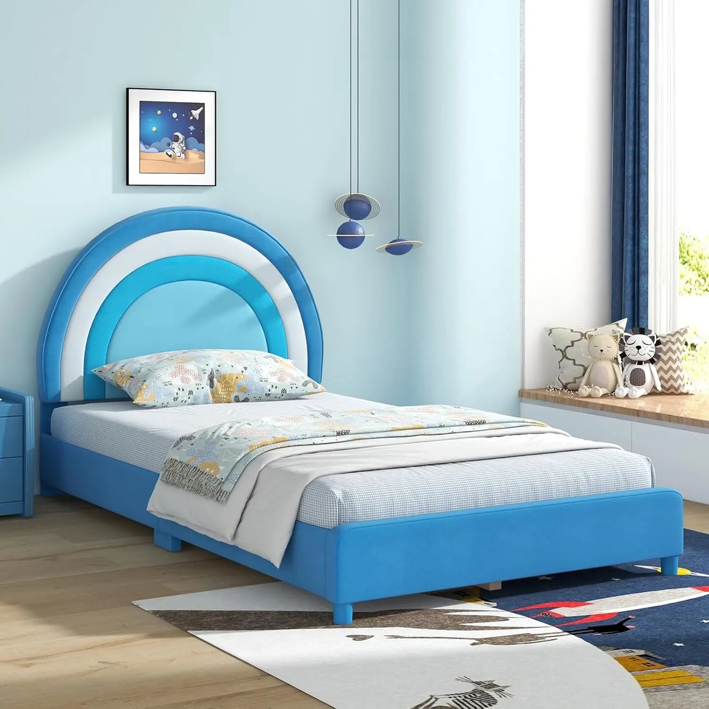 Twin Bed for Children w/Headboard