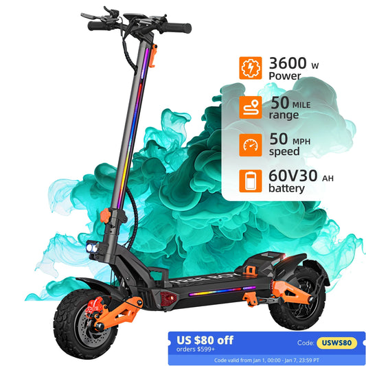 Dual Motor Powerful Electric Scooter 3600W