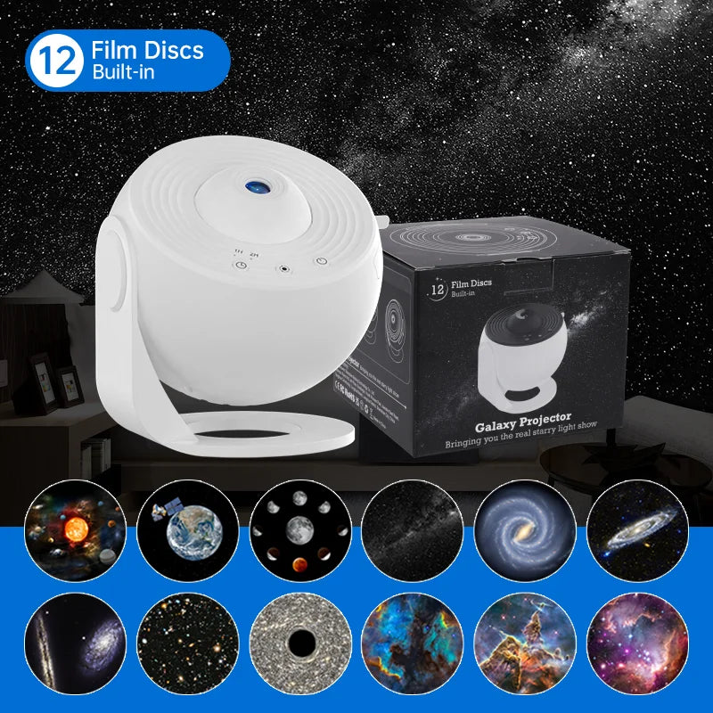 Galaxy Projector Night Light 360°